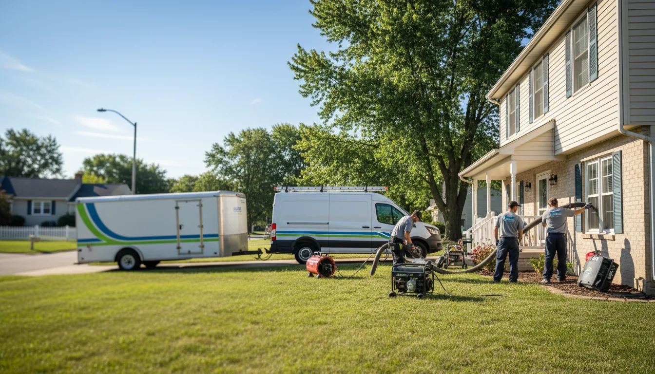 Flooded Basement Restoration And Cleanup With Repair in Geneva, IL near me